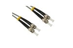 Cables Direct 0.5m OM1 Fibre Optic Cable, ST - ST (Multi-Mode)