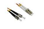Cables Direct 15m OM2 Fibre Optic Cable, LC - ST (Multi-Mode)