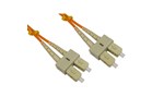Cables Direct 15m OM2 Fibre Optic Cable, SC - SC (Multi-Mode)