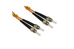 Cables Direct 5m OM2 Fibre Optic Cable, ST - ST (Multi-Mode)