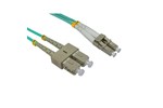 Cables Direct 10m OM3 Fibre Optic Cable, LC-SC (Multi-Mode)