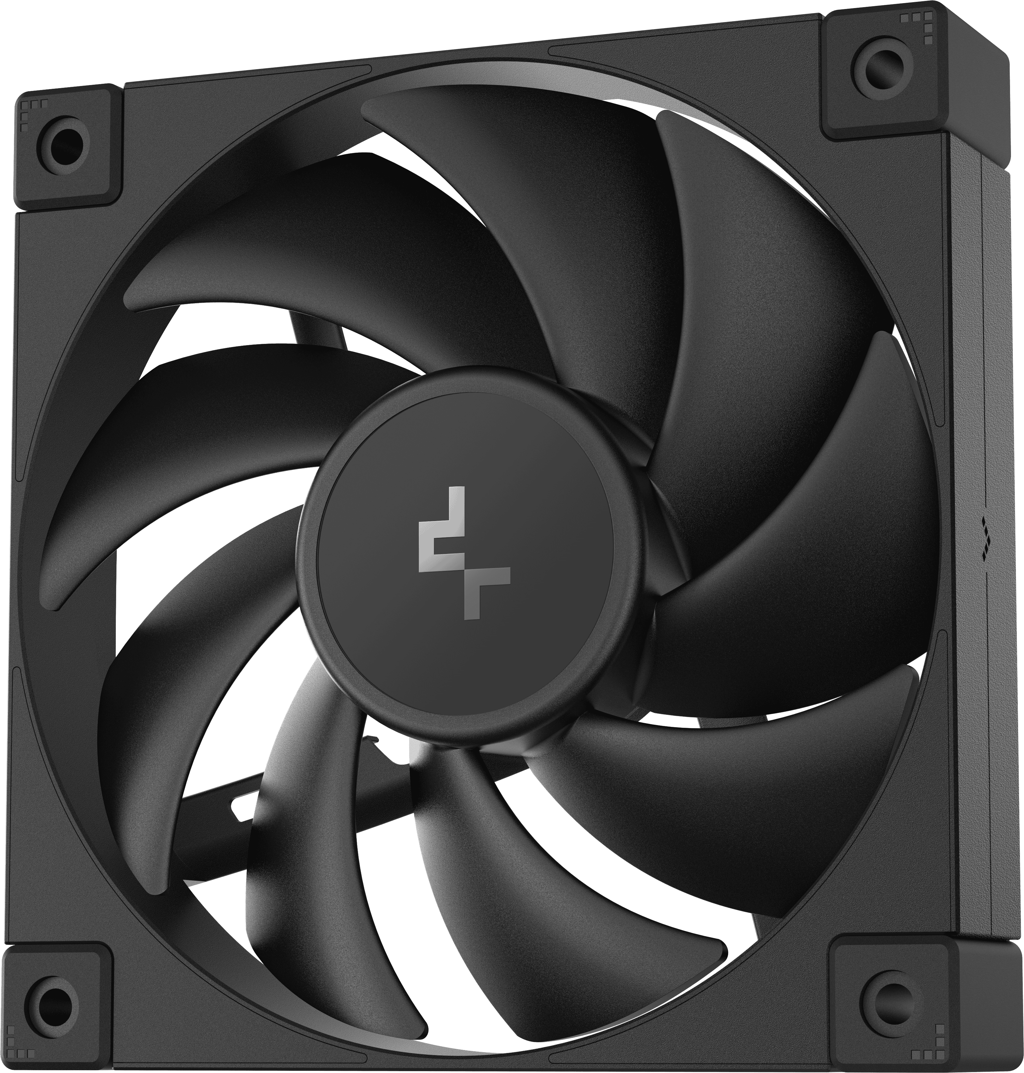 Deepcool Black Fd12 120Mm Pwm Chassis Fan In
