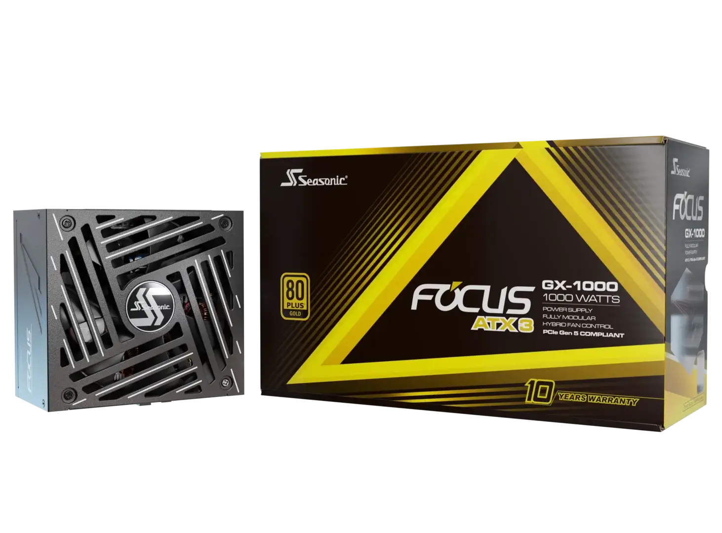 Seasonic FOCUS GX ATX 3.1 1000W 80 PLUS Gold Certified Fully