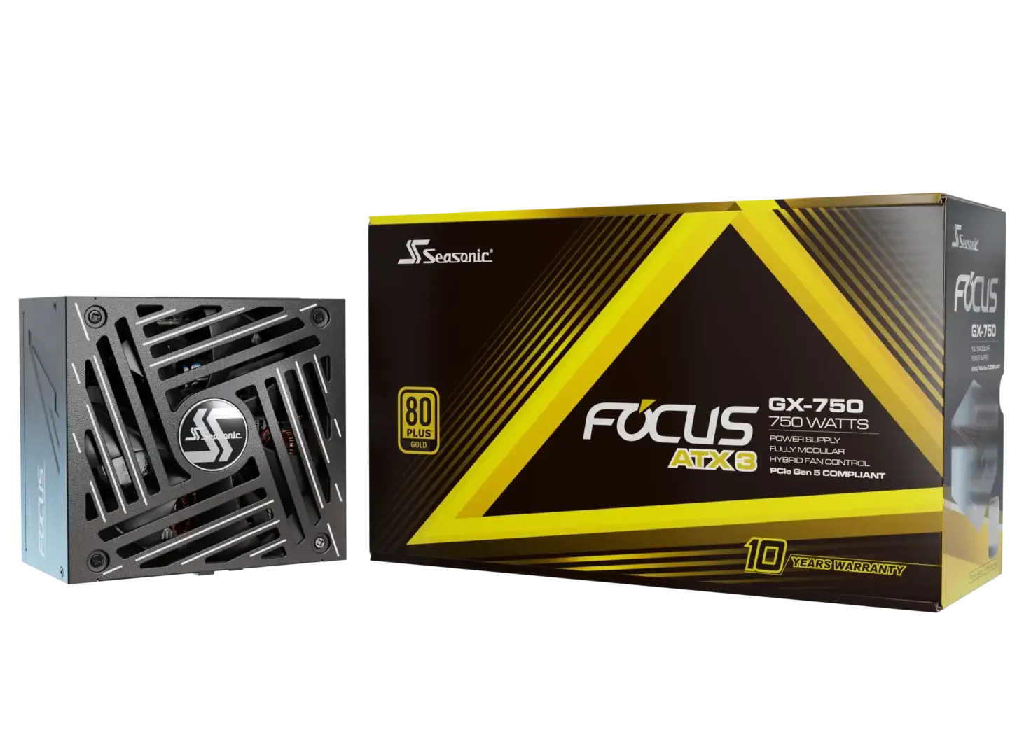Seasonic FOCUS GX ATX 3.1 750W 80 PLUS Gold Certified Fully