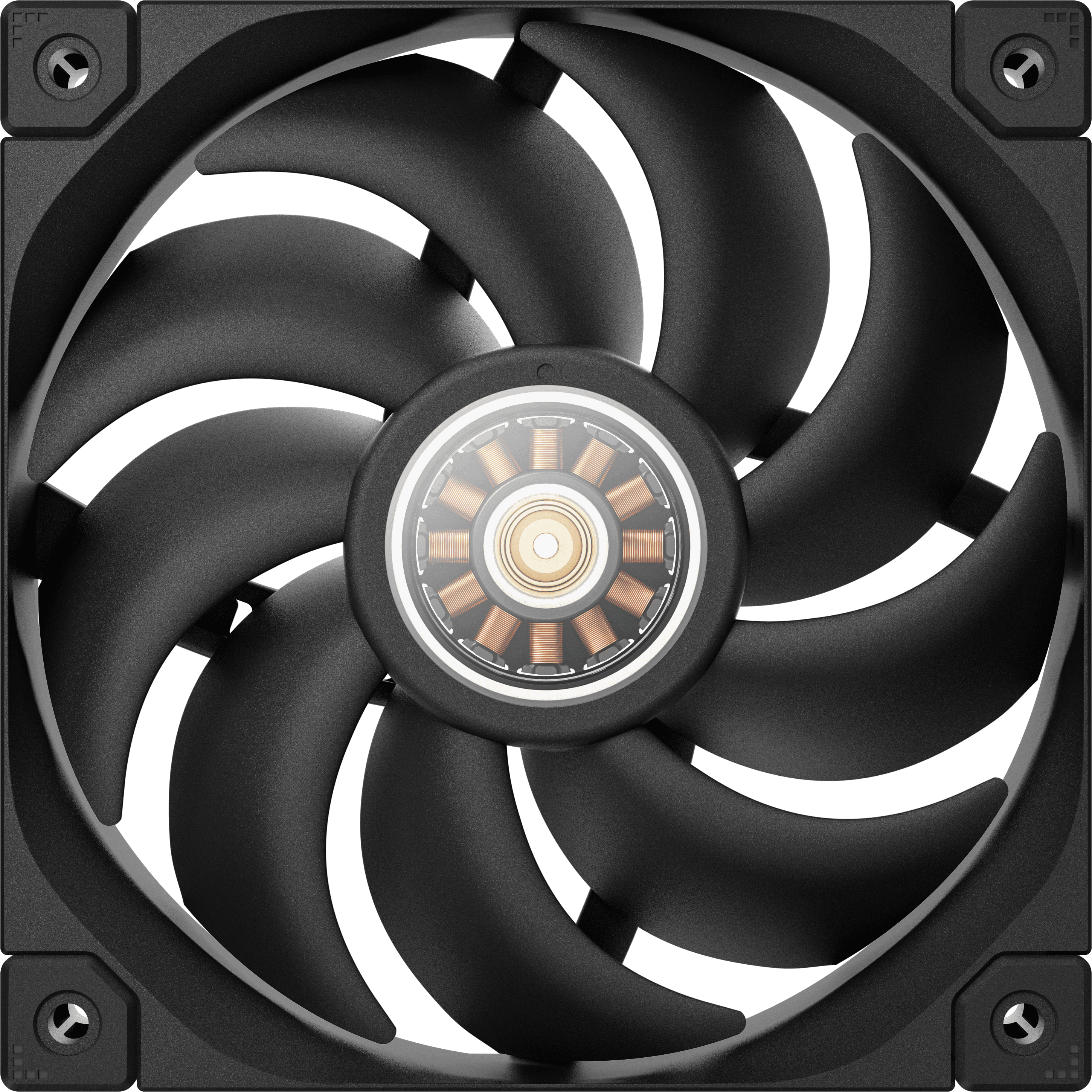 Deepcool Black Ft12 120Mm Pwm Chassis Fan In