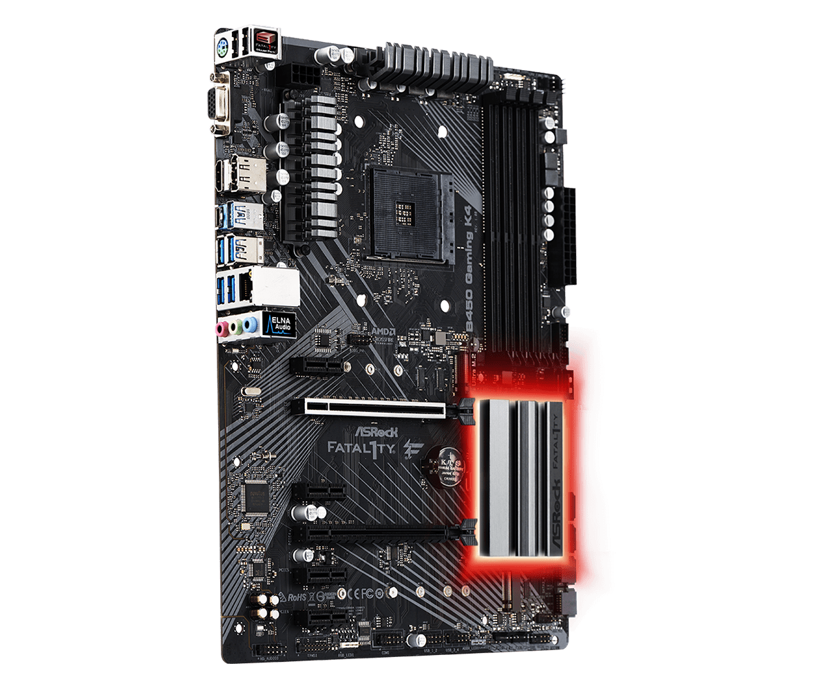Asrock Fatal1ty B450 Gaming K4 Amd Motherboard 90 Mxb8a0 A0uayz Ccl Computers