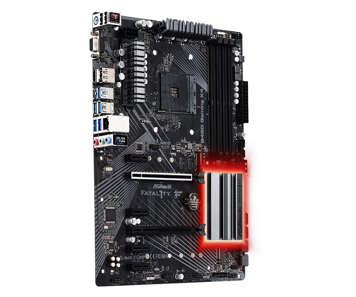 Asrock Fatal1ty B450 Gaming K4 Amd Motherboard 90 Mxb8a0 A0uayz Ccl Computers