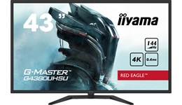 iiyama G-Master G4380UHSU Red Eagle 43" 4K Gaming Monitor - VA, 144Hz, 0.4ms, DP