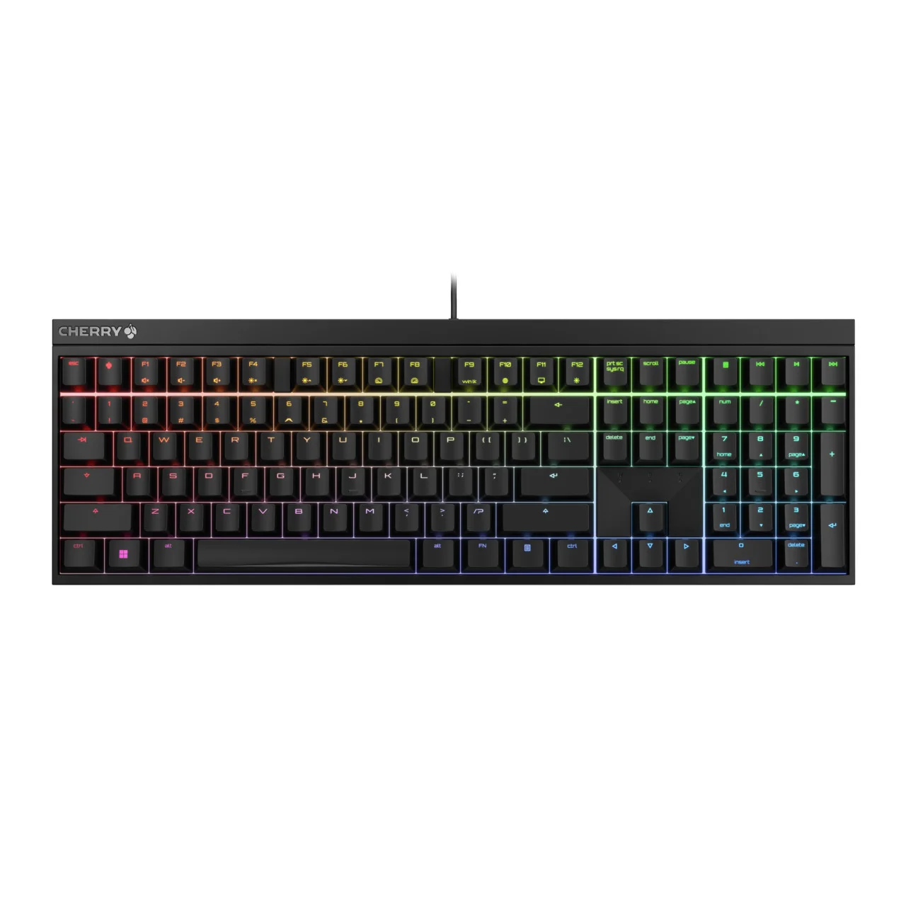 Cherry MX 2.0S RGB Keyboard in Black with Cherry MX2A Red Switches