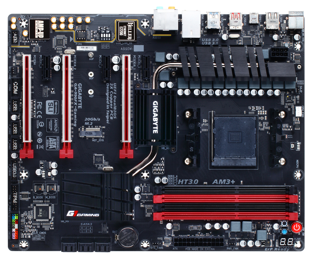 Gigabyte 990FXGAMING AMD Socket AM3+ Motherboard GA990FXGAMING
