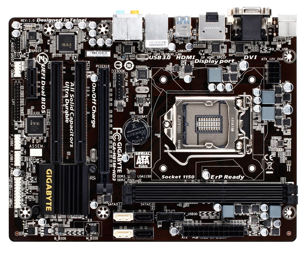 Gigabyte GA-H81M-HD3 Intel Socket 1150 Motherboard - GA-H81M-HD3 | CCL ...