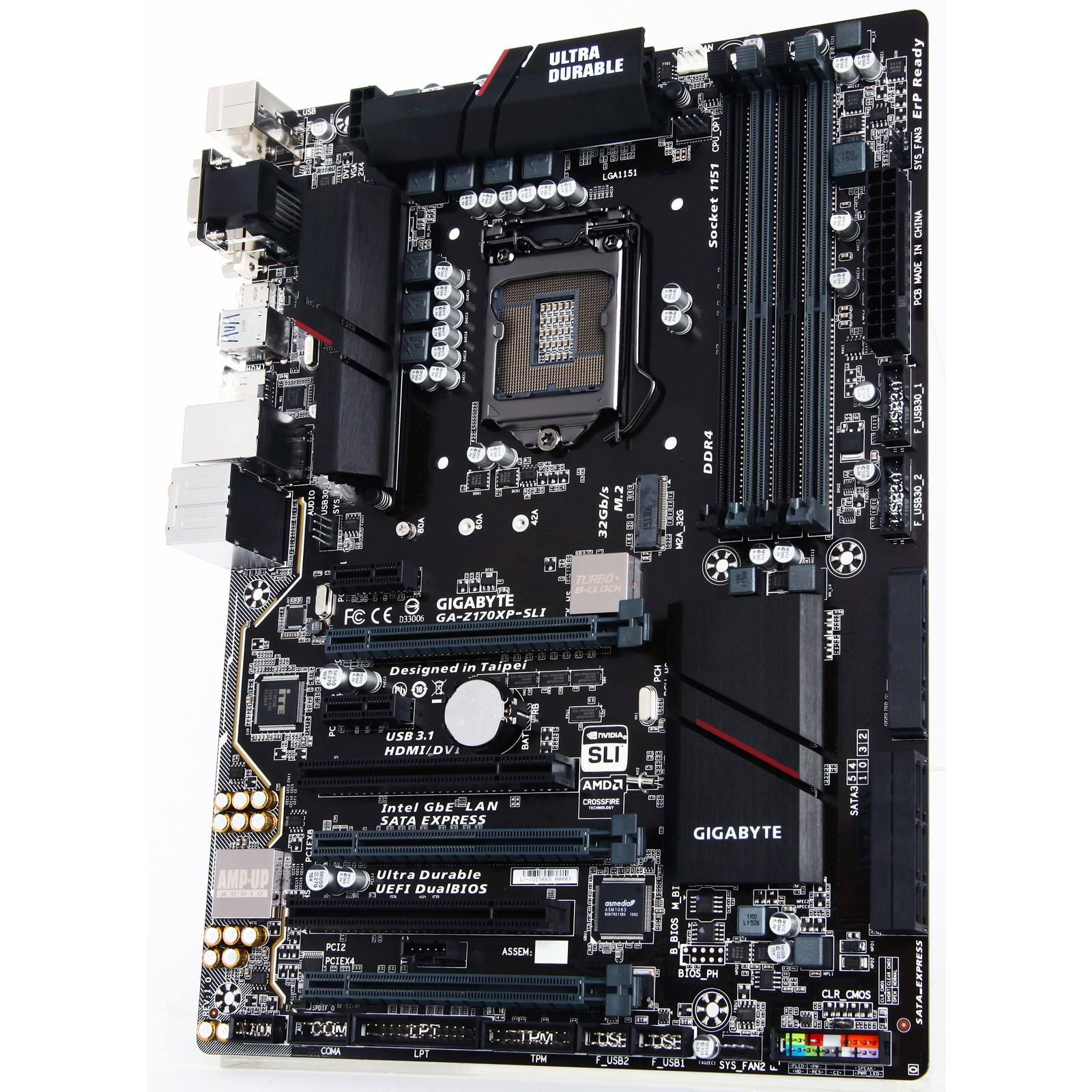 Gigabyte Ultra Durable Z170XPSLI Motherboard Intel Core i3/i5/i7