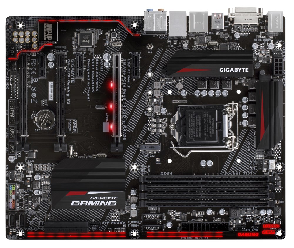 Gigabyte Z270-Gaming K3 Intel Socket 1151 - GA-Z270-Gaming K3 | CCL ...