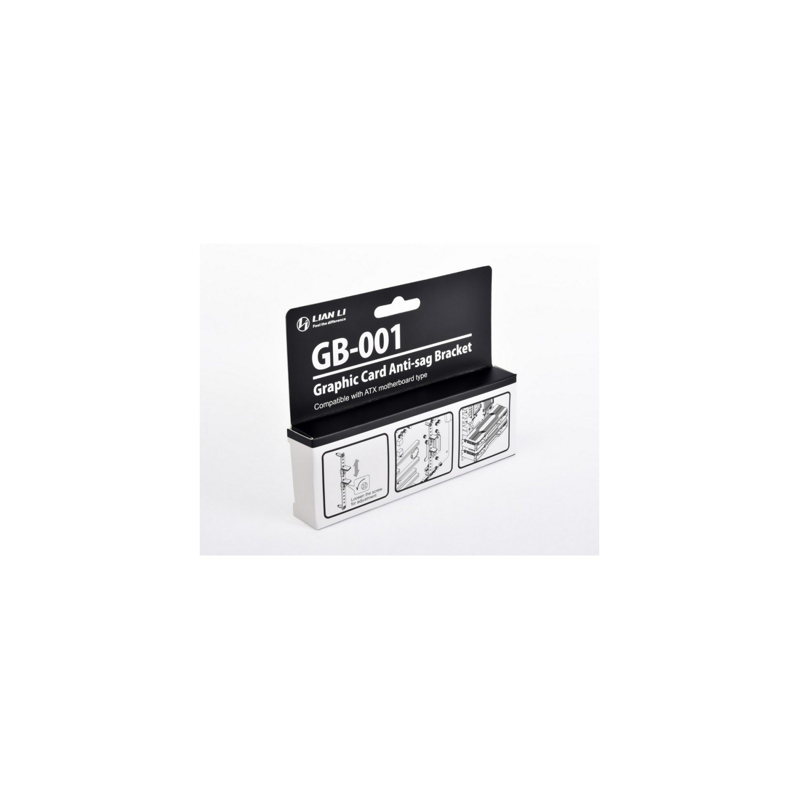 LianLi GB001 Anti Sag Bracket for Graphics Cards in Black GB 001