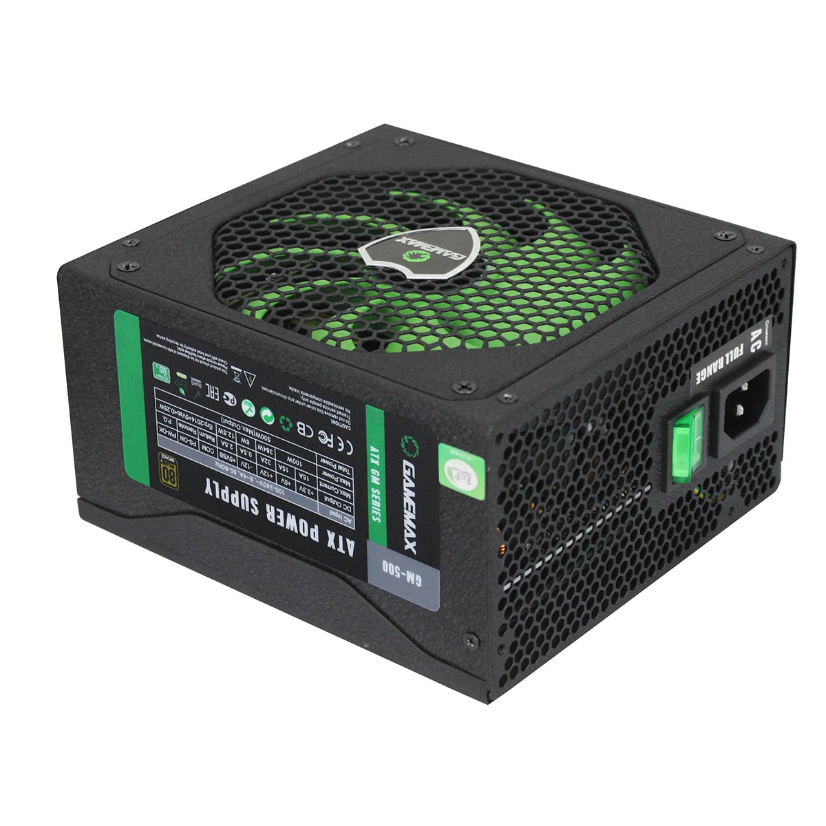 GameMax GM500 500W Modular 80+ Bronze PSU - GM-500 | CCL Computers