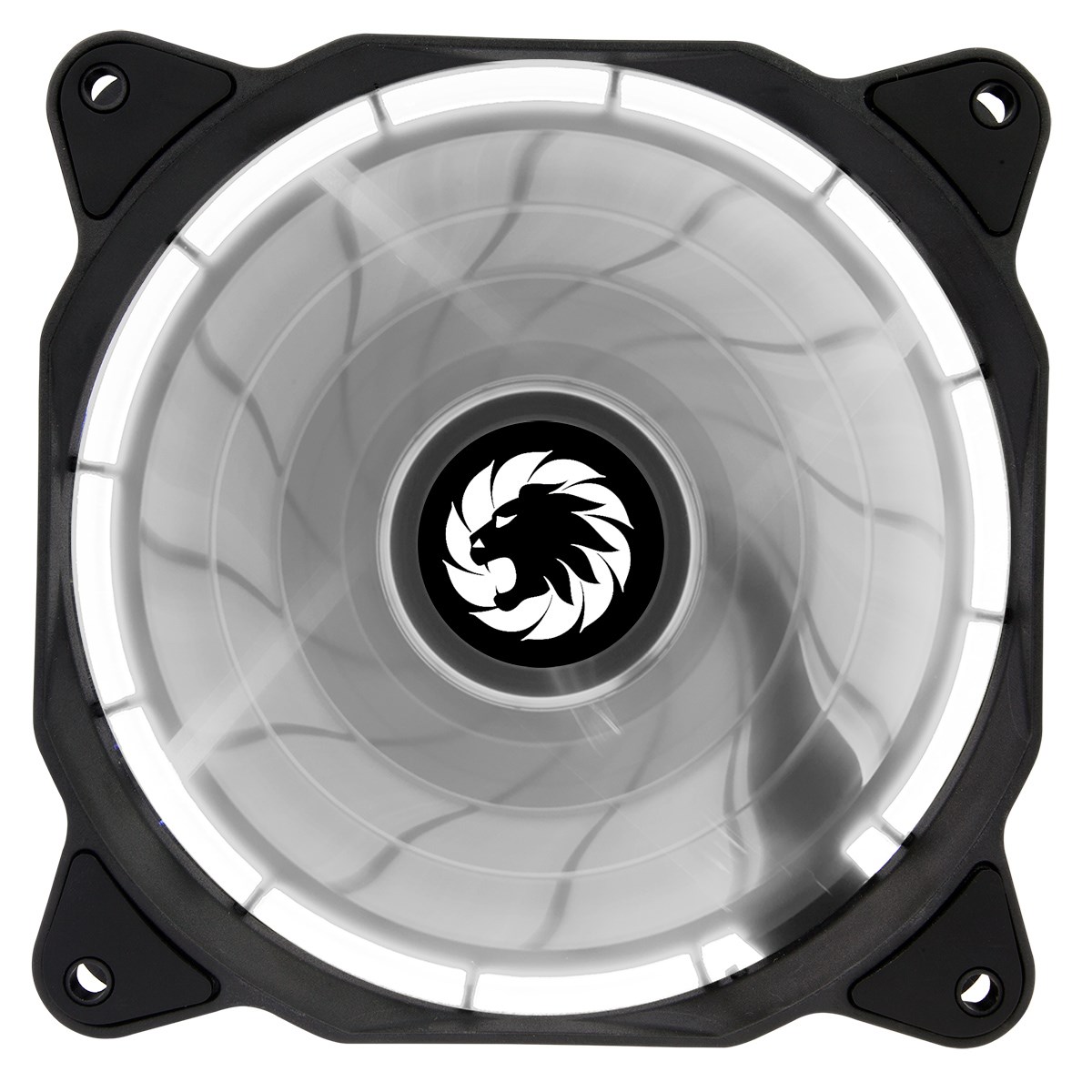 GameMax Eclipse (120mm) White Ring LED Chassis Fan GMXECL12W CCL