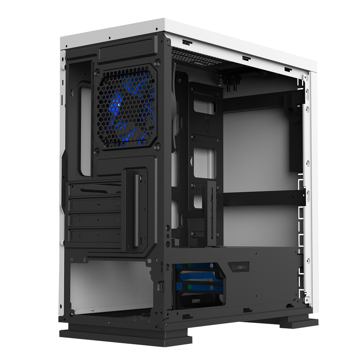 GameMax Expedition Gaming Case - White - GMX-EXPEDITION-WHT | CCL Computers