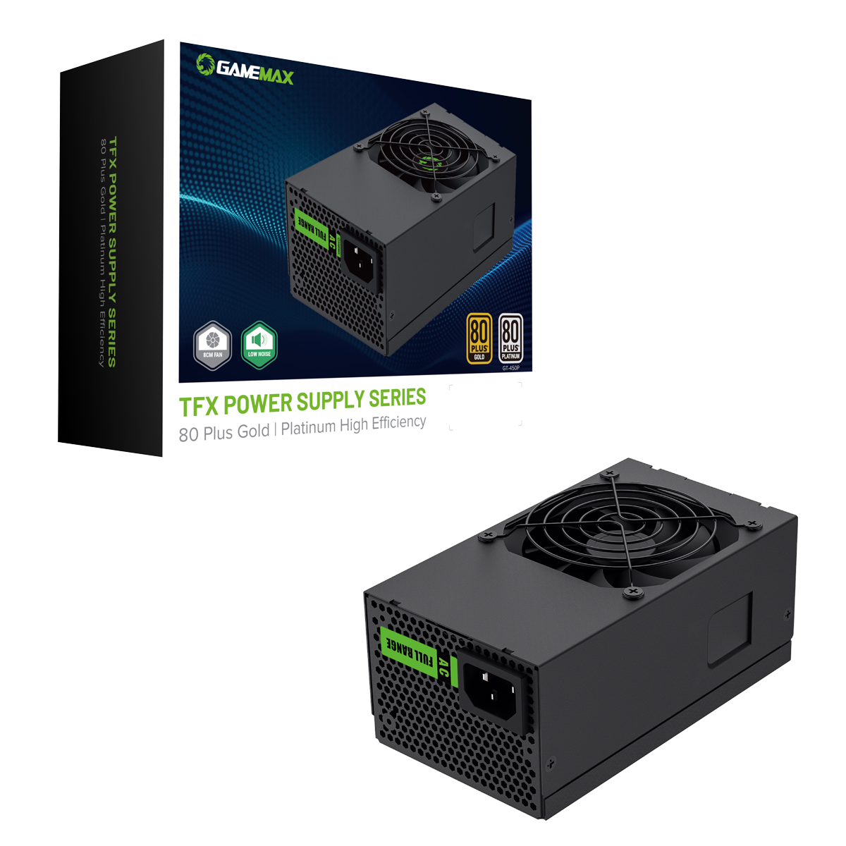 450W GameMax GT-450G 80 Plus Gold PSU