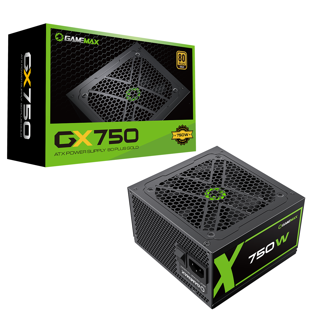 750W GameMax GX Modular 80 Plus Gold PSU