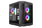 GameMax Hype Mid Tower Gaming PC Case - Black 