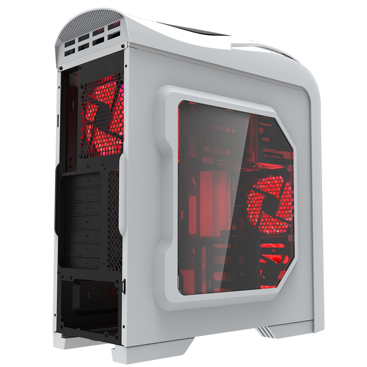 Game Max Nexus Midi Tower Gaming Case White GMXNEXUSWTERGB CCL