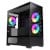 GameMax Vista Mini Mid Tower Case in Black with 3x ARGB Fans