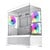 GameMax Vista Mini Mid Tower Case in White with 3x ARGB Fans