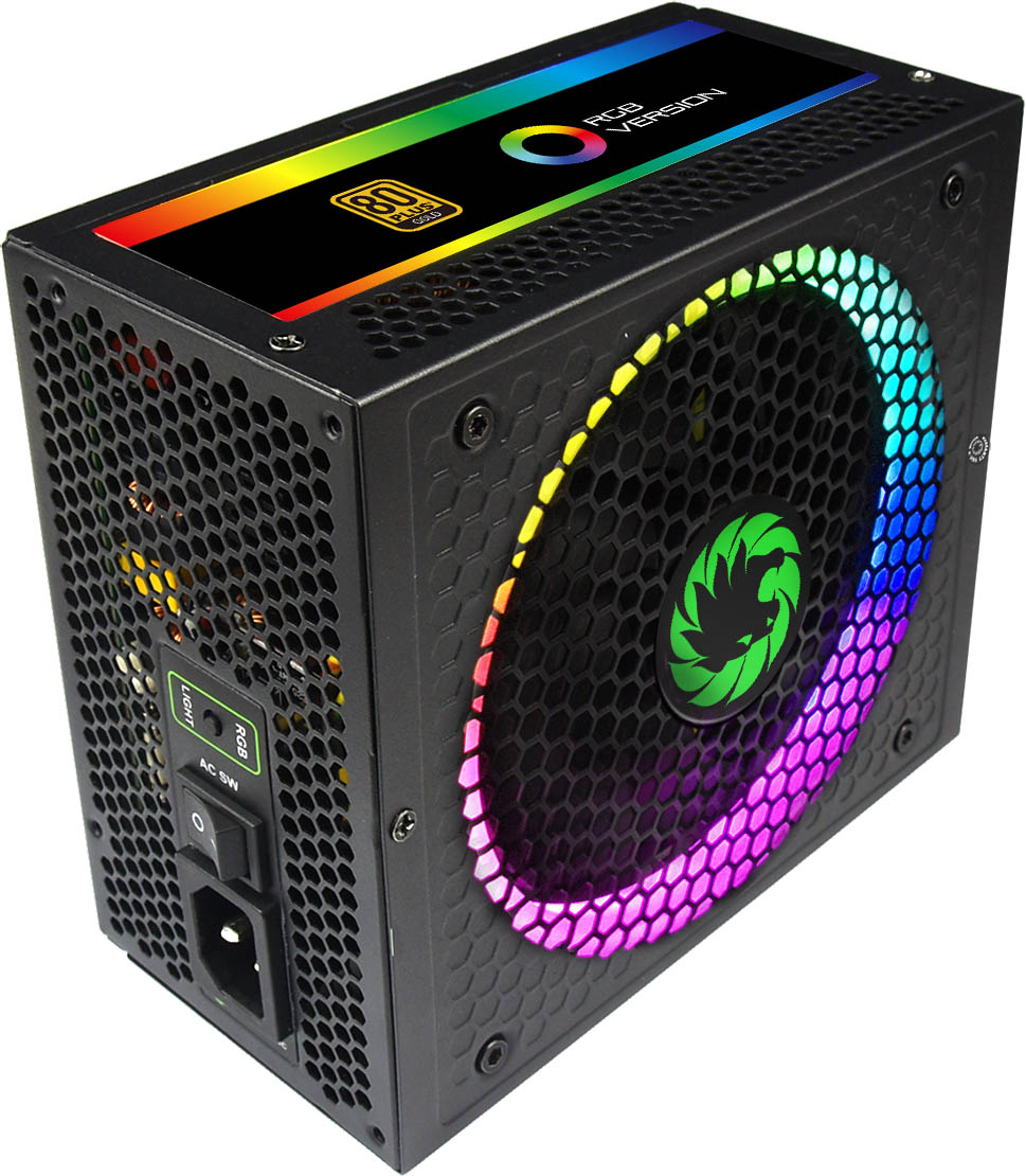 LC-POWER 550W Alimentation PC Modulaire 80 Plus Gold - PSU Gaming Silencieuse, Garantie 5 Ans, LC6550M