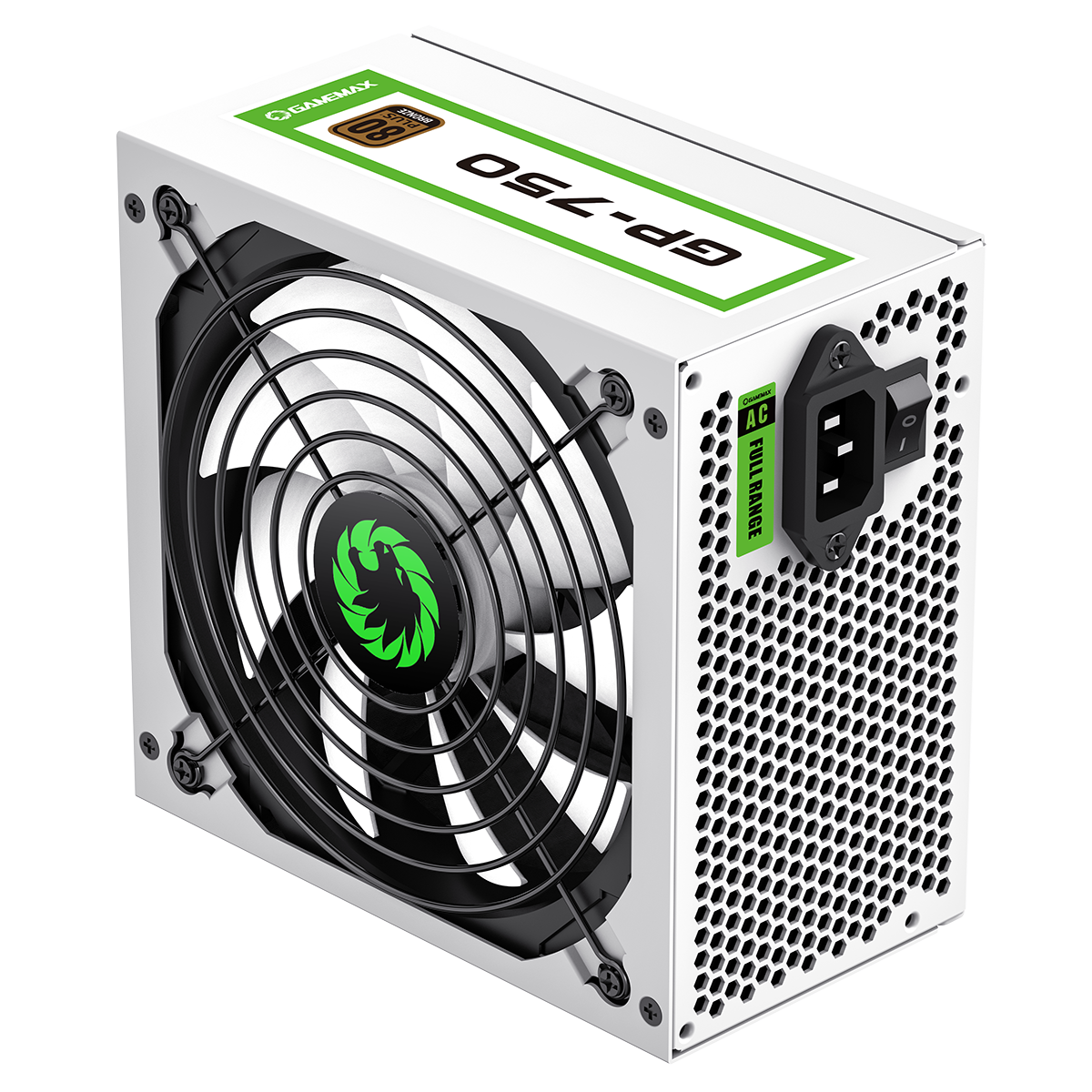 GameMax GP750 White 750W 80+ Bronze PSU - GP-750-WHT | CCL