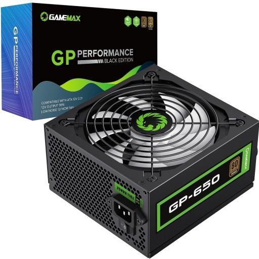 GameMax GP650 V2 650W 80 Plus Bronze Wired Power Supply - GP-650V2