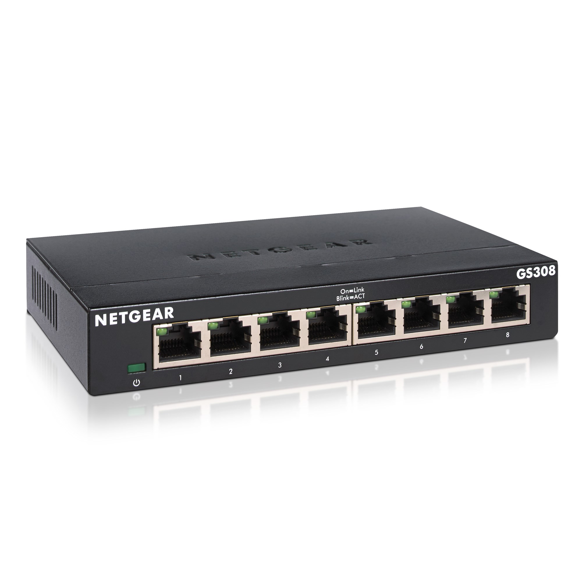Netgear GS308 8Port Gigabit Desktop Switch GS308300UKS CCL Computers