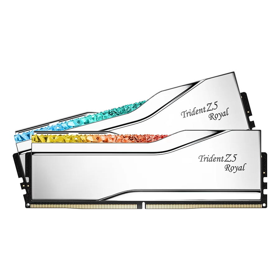 G.Skill Trident Z5 Royal 32GB DDR5 Desktop Memory Kit in Silver, 2