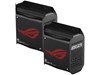 ASUS ROG Rapture GT6 AX10000 Tri-Band Gaming Mesh Wi-Fi 6 Rangeboost Plus Airprotection Pro RGB - Black (2-Pack)