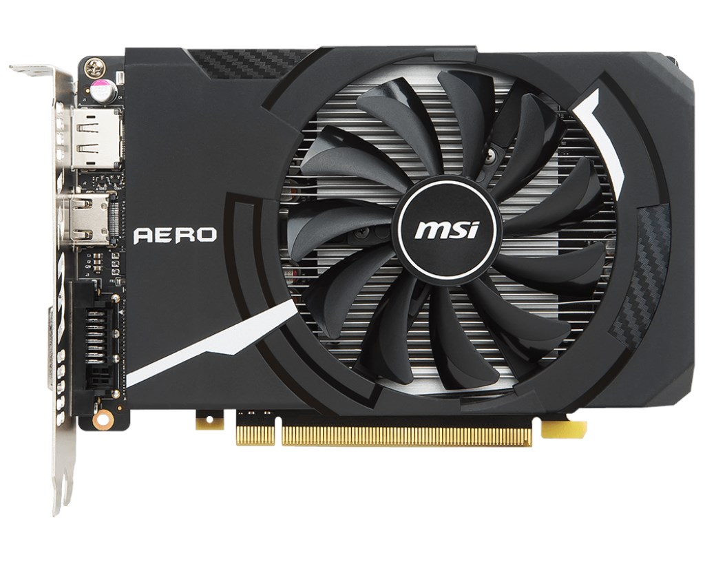 MSI GeForce GTX 1050 AERO ITX 2GB GPU - GTX 1050 AERO ITX 2G OCV1 | CCL ...