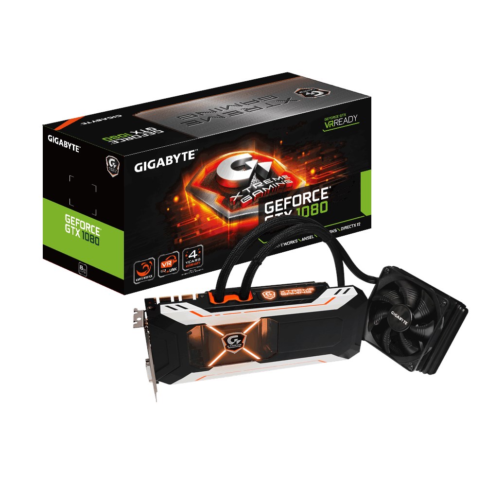 Gigabyte GeForce GTX 1080 XTREME 8GB Graphics Card - GV-N1080XTREME W ...