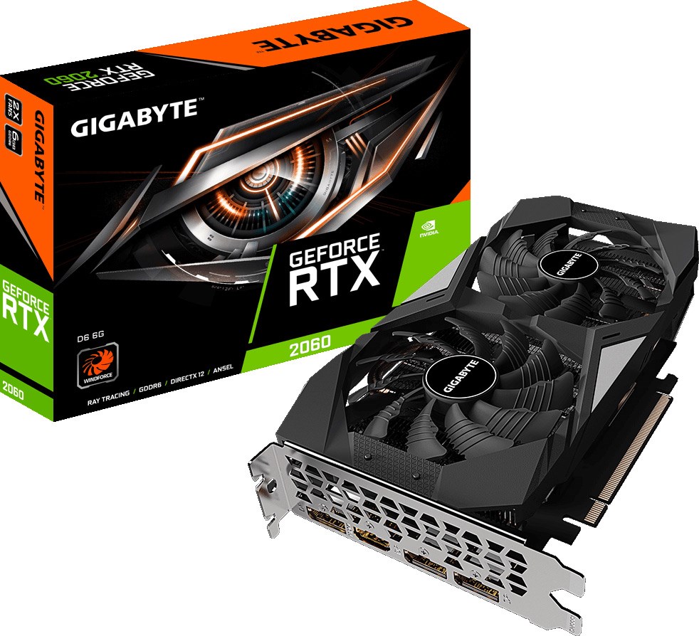 Gigabyte GeForce RTX 2060 6GB GPU