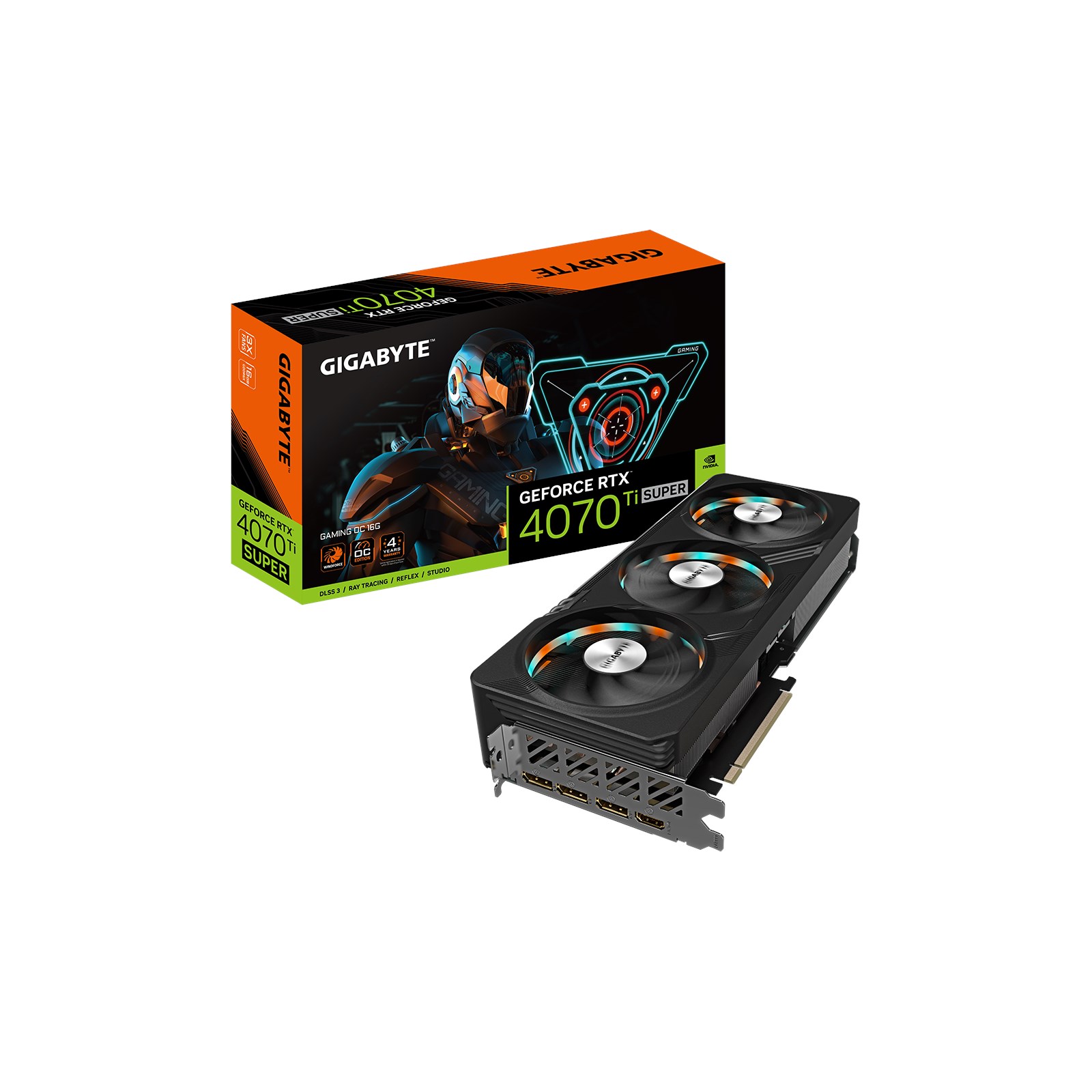 Gigabyte GeForce RTX 4070 Ti SUPER GAMING 16GB OC GPU - GV Gigabyte GeForce RTX 4070 Ti SUPER GAMING 16GB OC GPU - GV