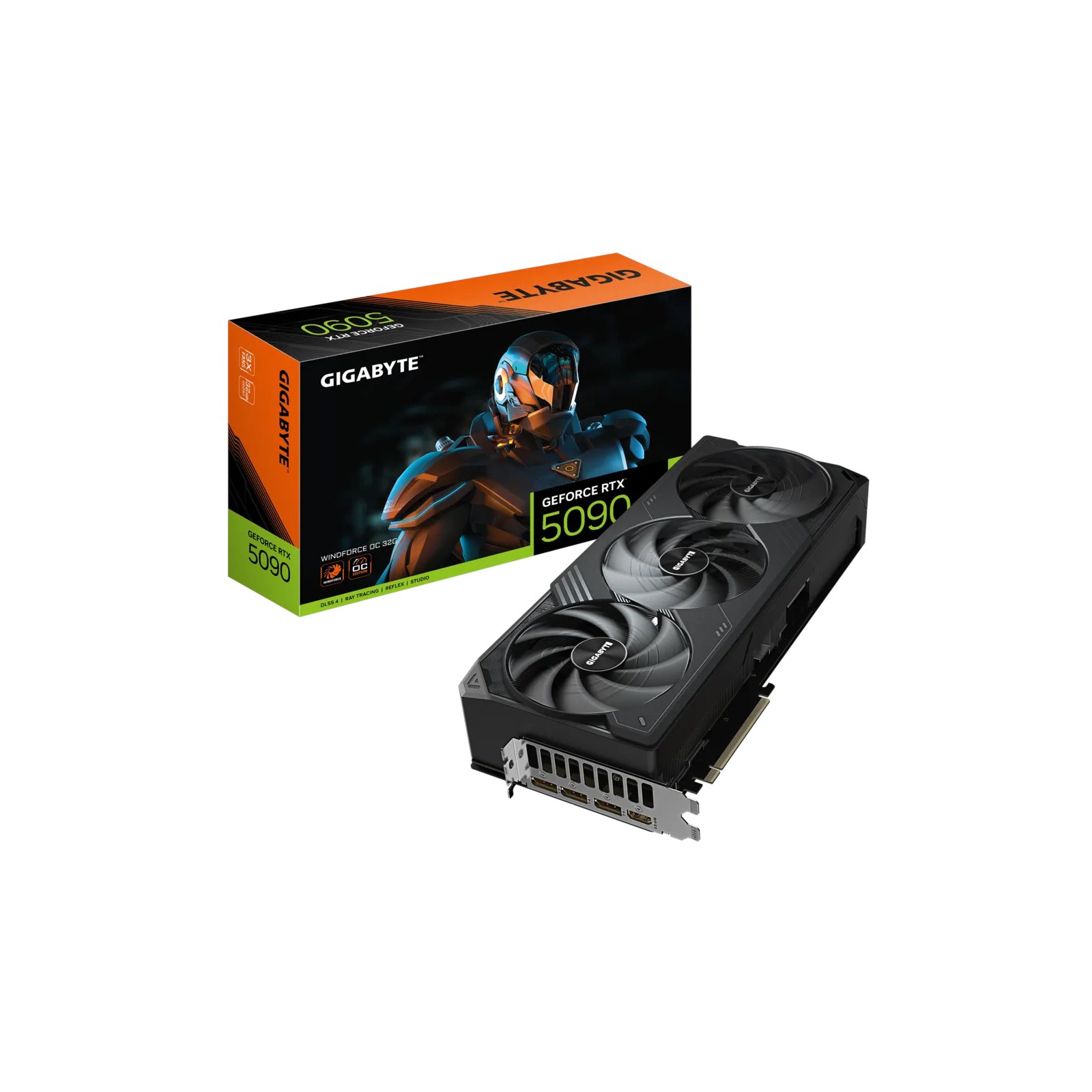 Gigabyte GeForce RTX 5090 WINDFORCE 32GB OC GPU - GV Gigabyte GeForce RTX 5090 WINDFORCE 32GB OC GPU - GV