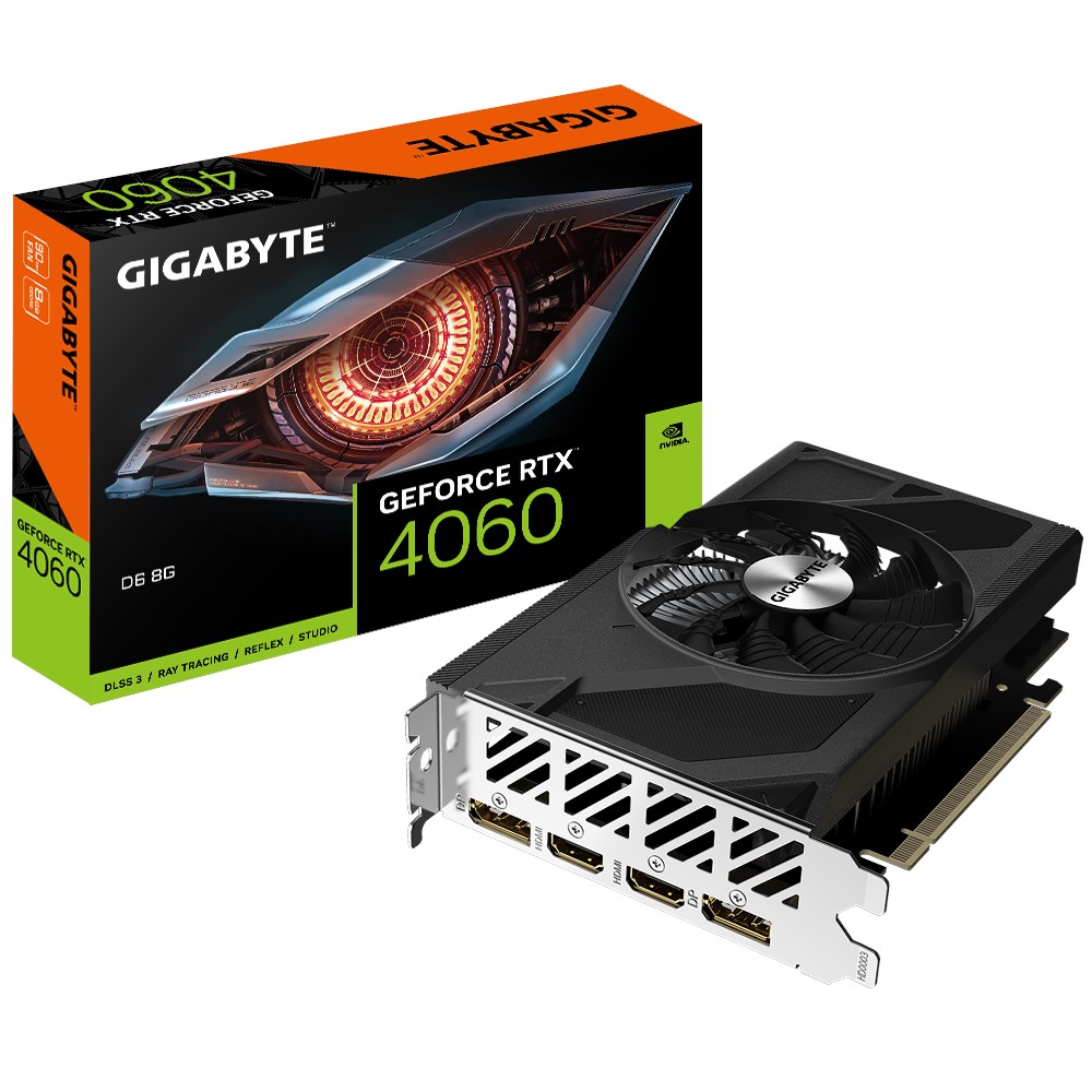 Gigabyte GeForce RTX 4060 8GB GPU - GV-N4060D6-8GD | CCL