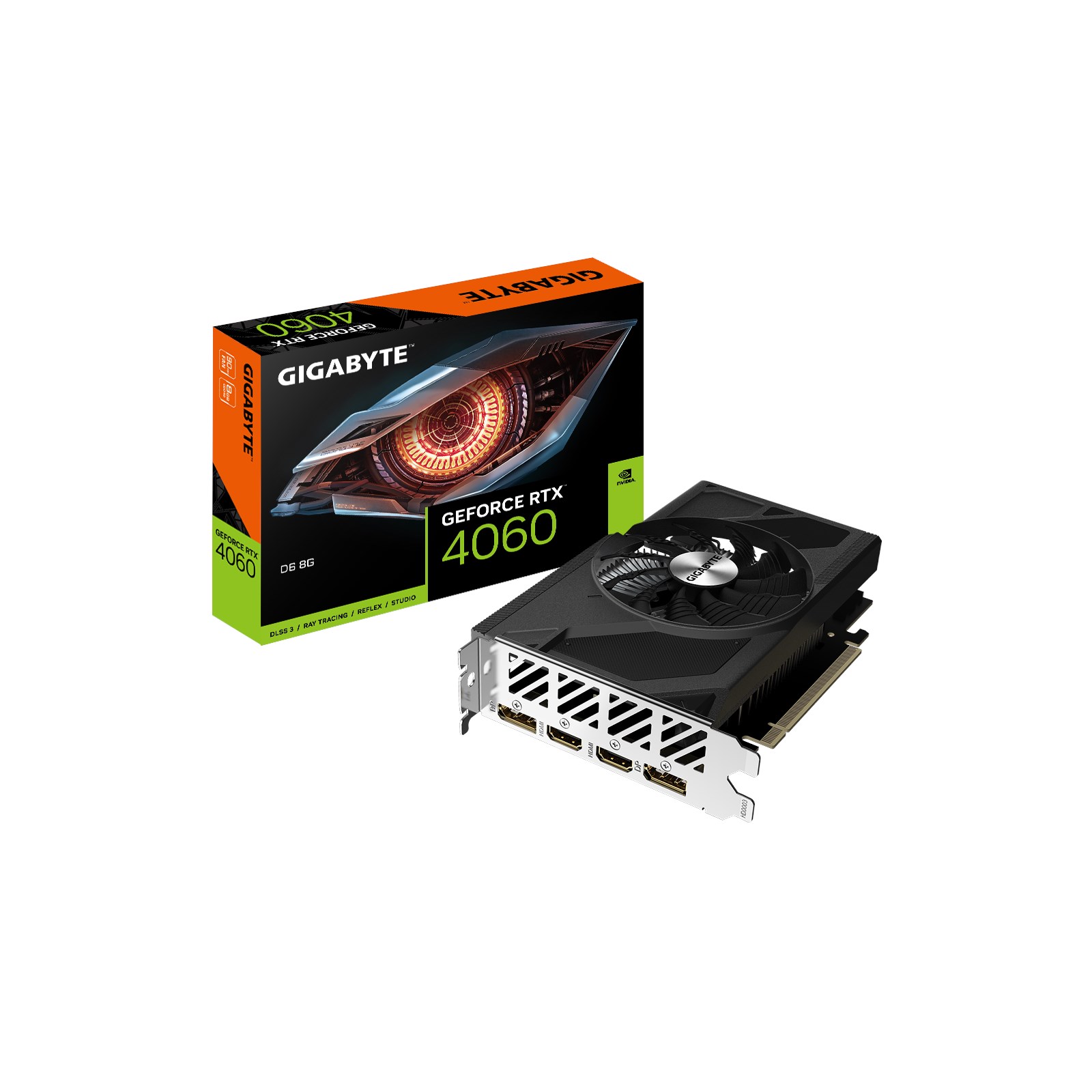 Gigabyte GeForce RTX 4060 8GB GPU - GV-N4060D6-8GD | CCL Gigabyte GeForce RTX 4060 8GB GPU - GV-N4060D6-8GD | CCL