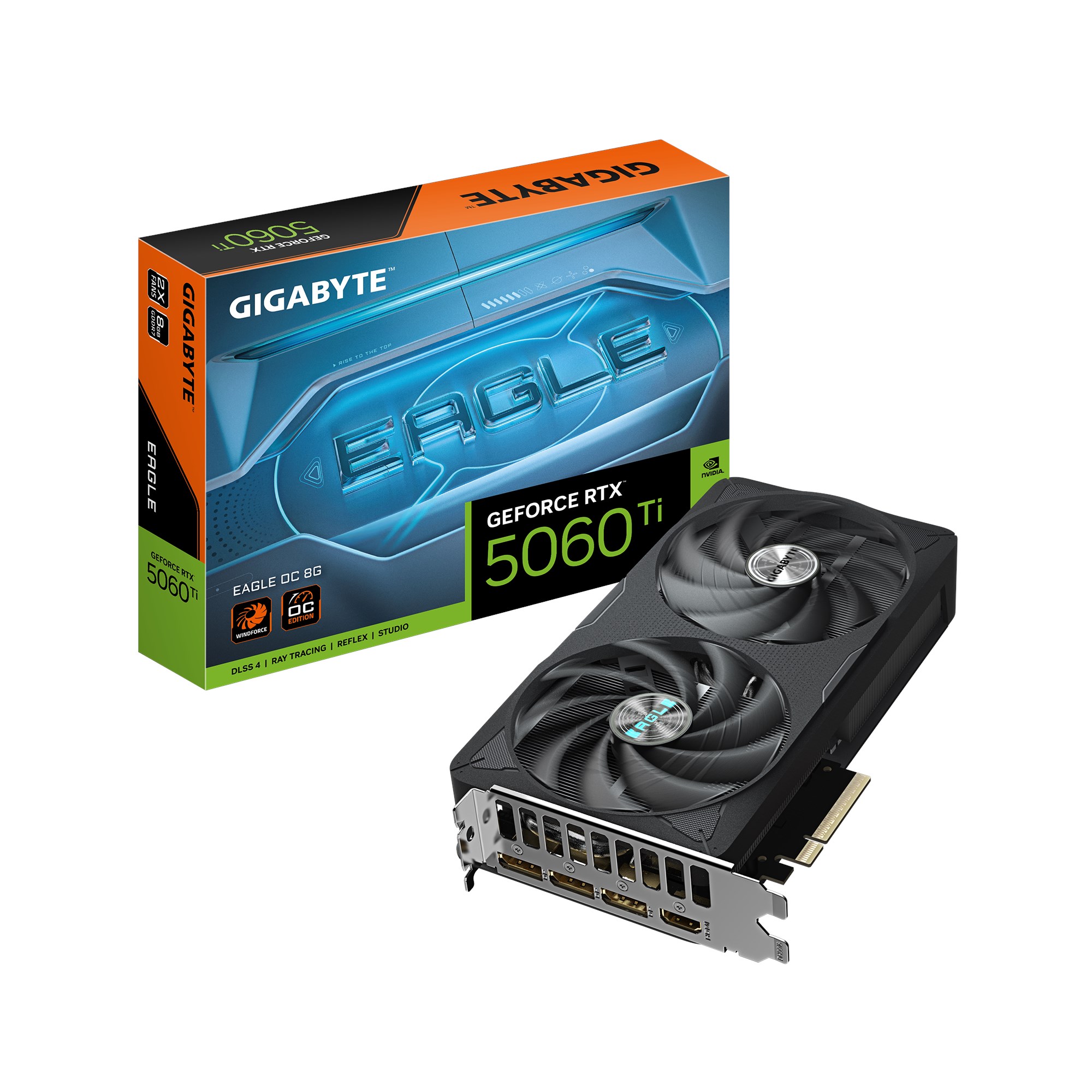 Gigabyte GeForce RTX 5060 Ti EAGLE OC 8GB GPU - GV