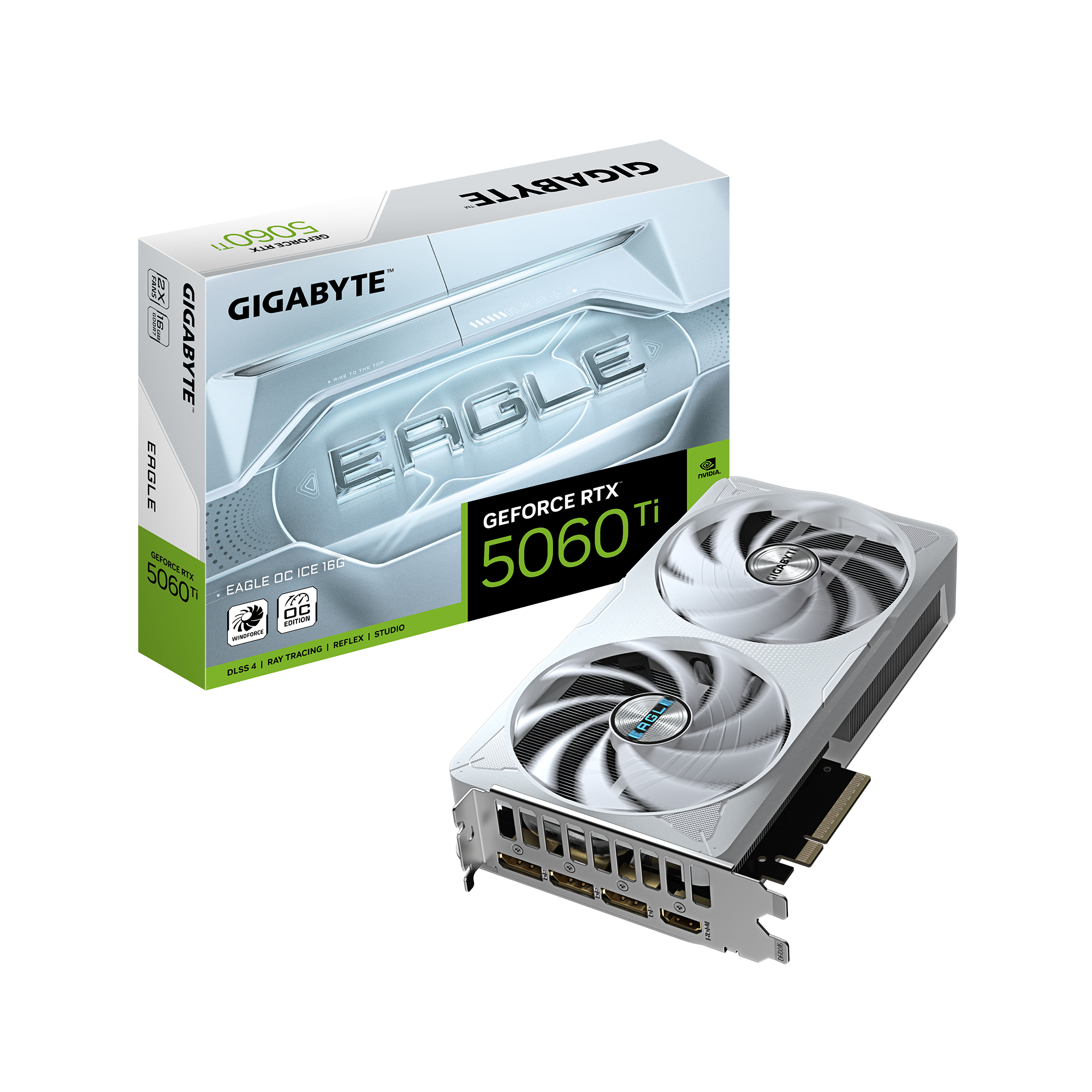 Gigabyte GeForce RTX 5060 Ti EAGLE ICE OC 16GB GDDR7 Graphics Card
