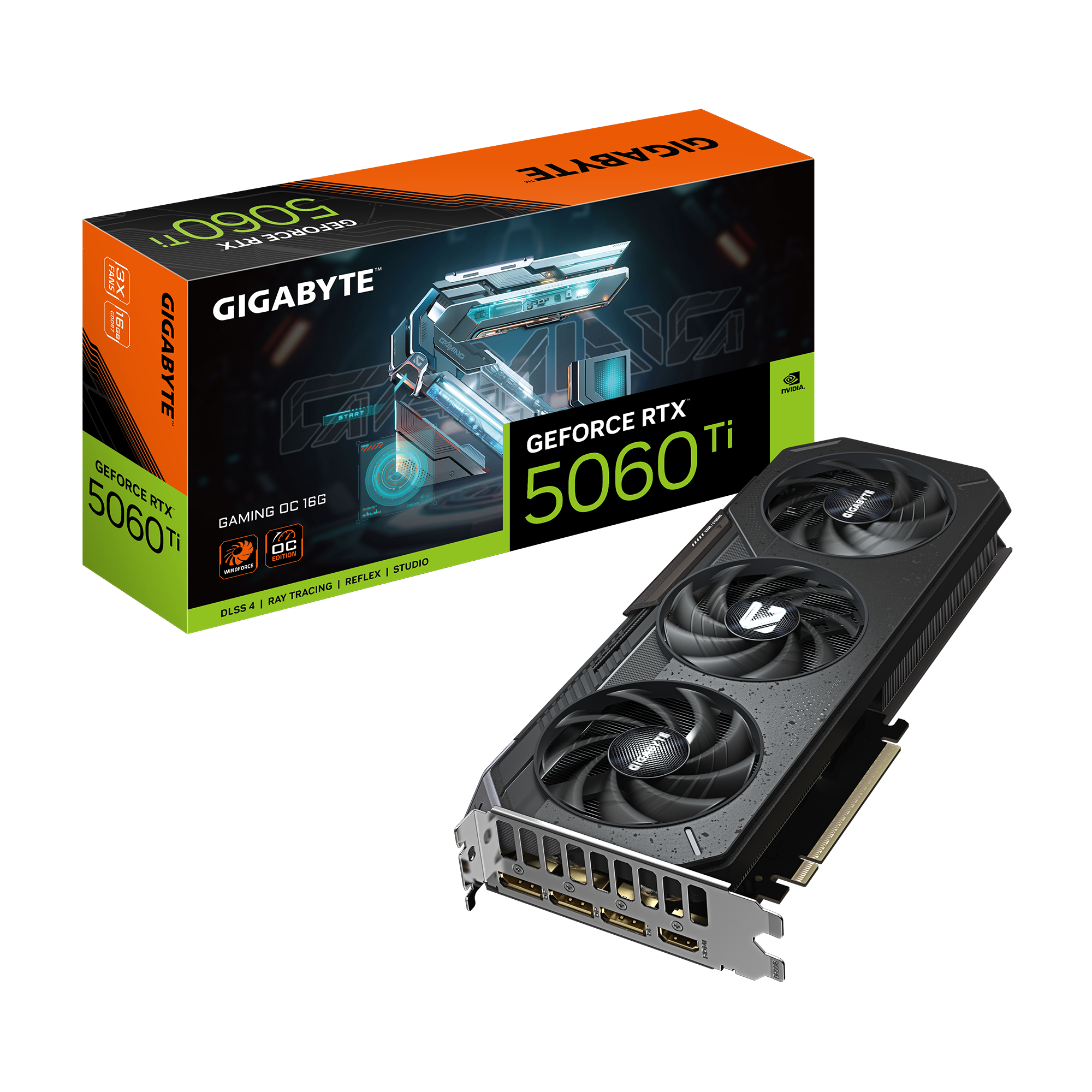Gigabyte Geforce Rtx 5060 Ti Gaming Oc 16Gb Gddr7 Graphics Card