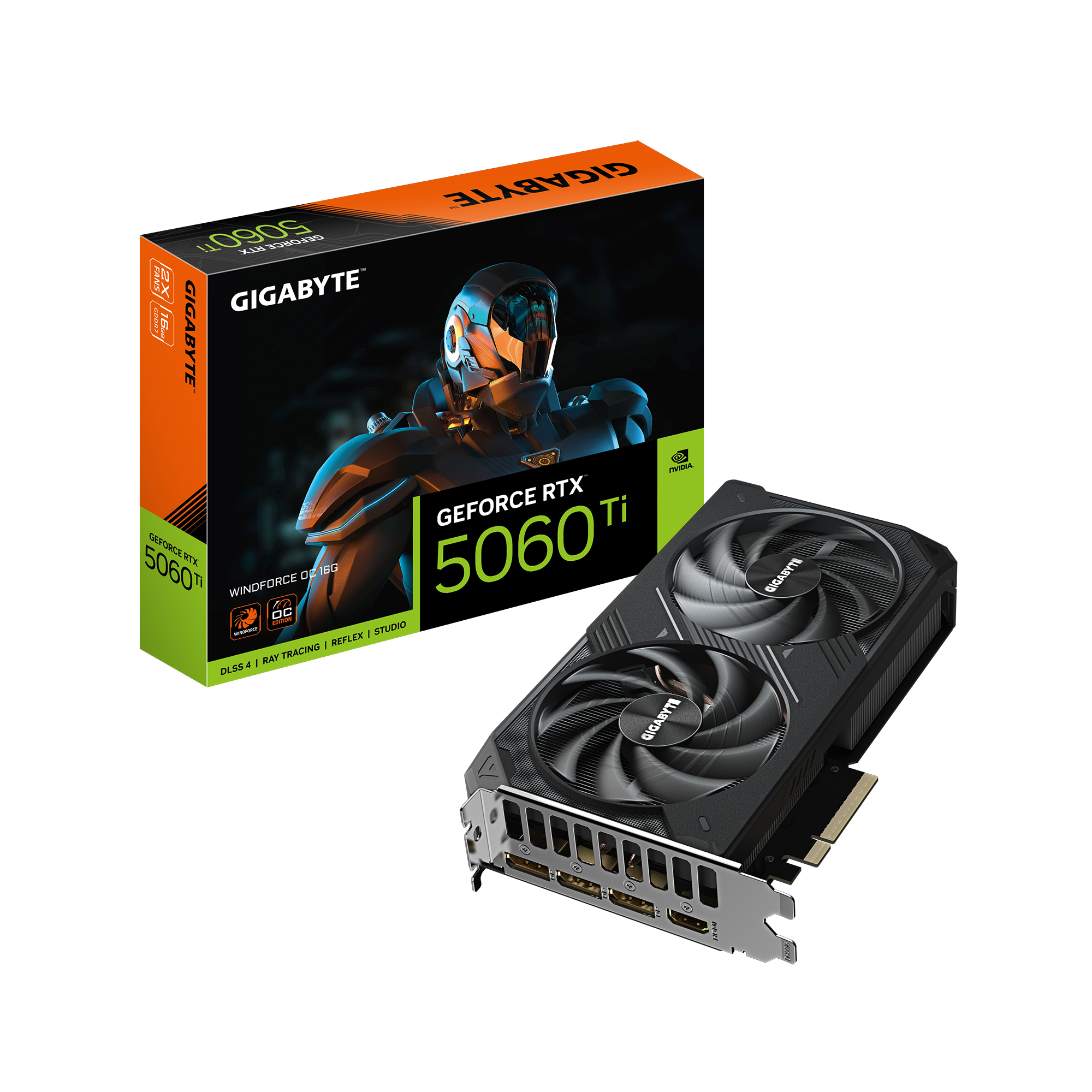 Gigabyte GeForce RTX 5060 Ti Windforce OC 16GB GDDR7 Graphics Card