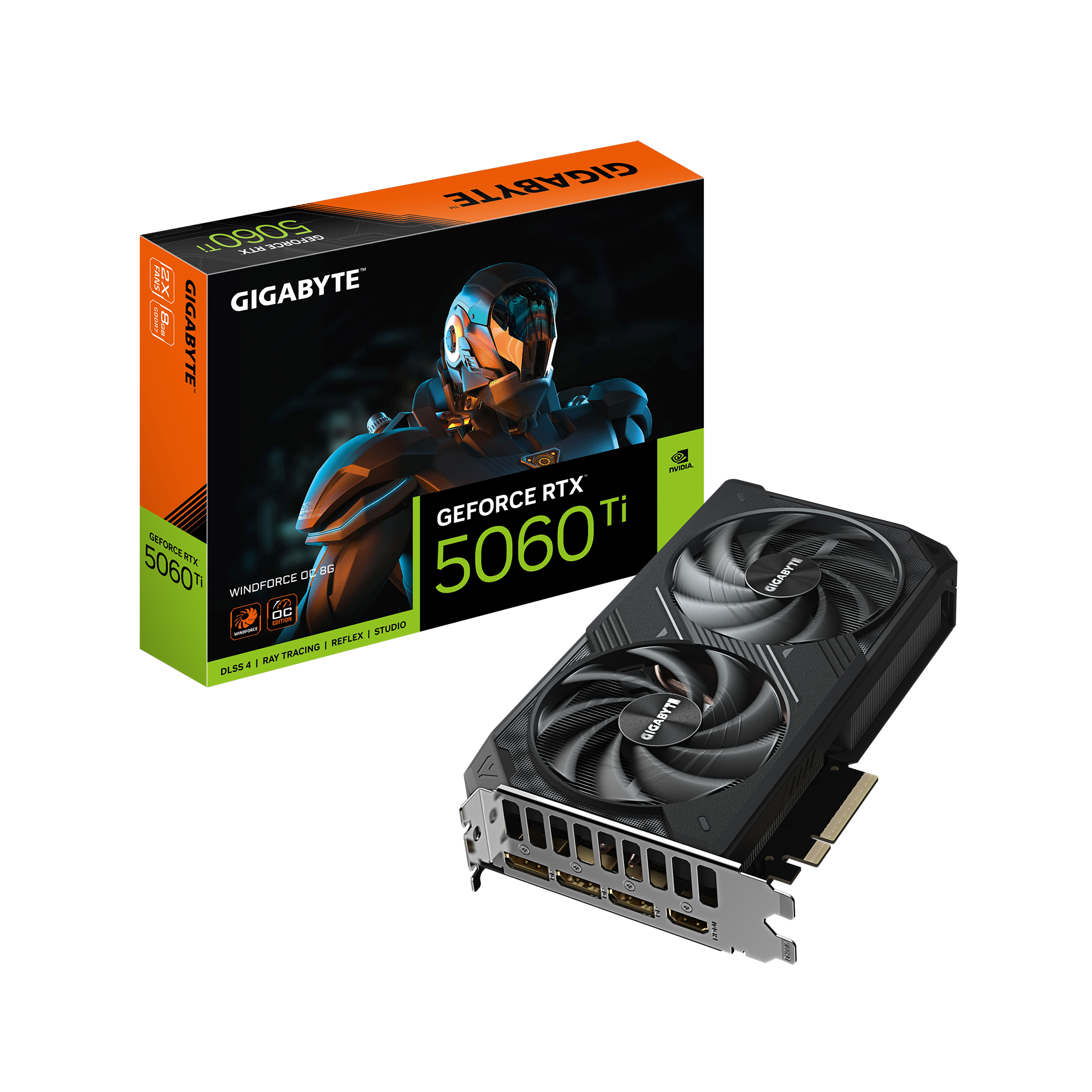Gigabyte GeForce RTX 5060 Ti WINDFORCE OC 8GB GPU