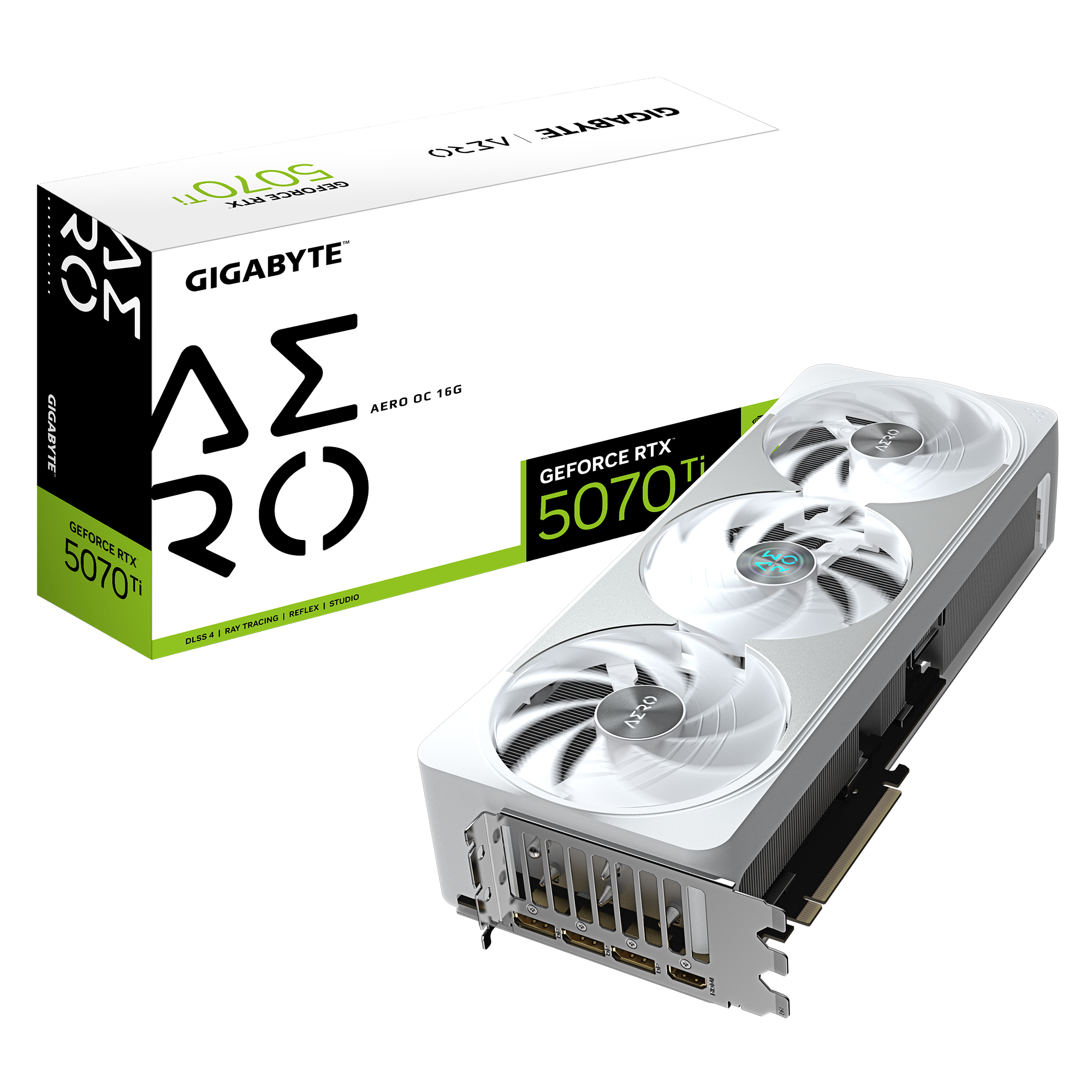 Photos - Graphics Card Gigabyte GeForce RTX 5070 Ti AERO OC 16GB GDDR7  GV-N507TAERO OC-16GD 