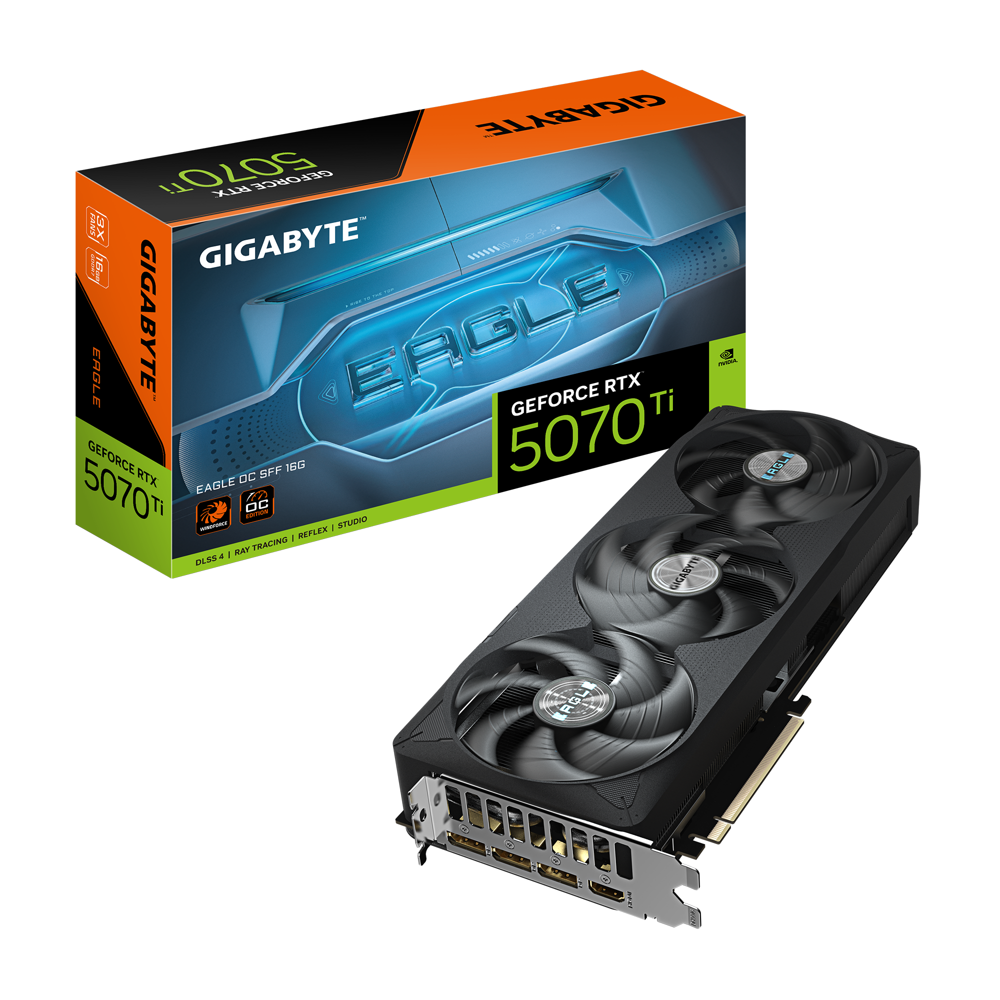 Gigabyte GeForce RTX 5070 Ti EAGLE SFF OC 16GB GDDR7 Graphics Card