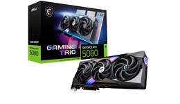 MSI GeForce RTX 5080 GAMING TRIO OC 16GB GDDR7 Graphics Card