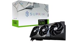 MSI GeForce RTX 5080 SUPRIM SOC 16GB GDDR7 Graphics Card