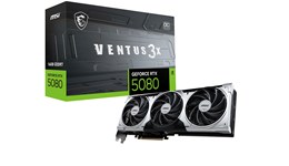 MSI GeForce RTX 5080 VENTUS 3X PLUS OC 16GB GDDR7 Graphics Card